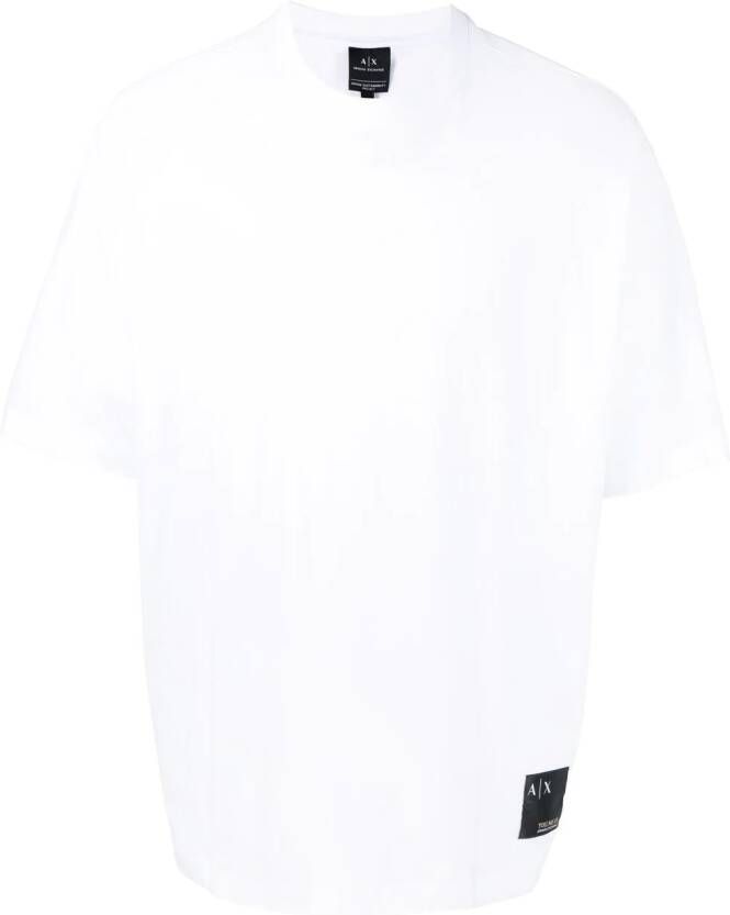 Armani Exchange T-shirt met logo Wit