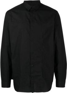 Armani Exchange Overhemd met geborduurd logo Zwart