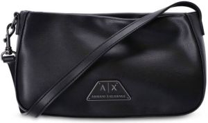 Armani Exchange Crossbodytas met logopatch Zwart
