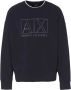 Armani Exchange Sweater met logoprint Zwart - Thumbnail 1