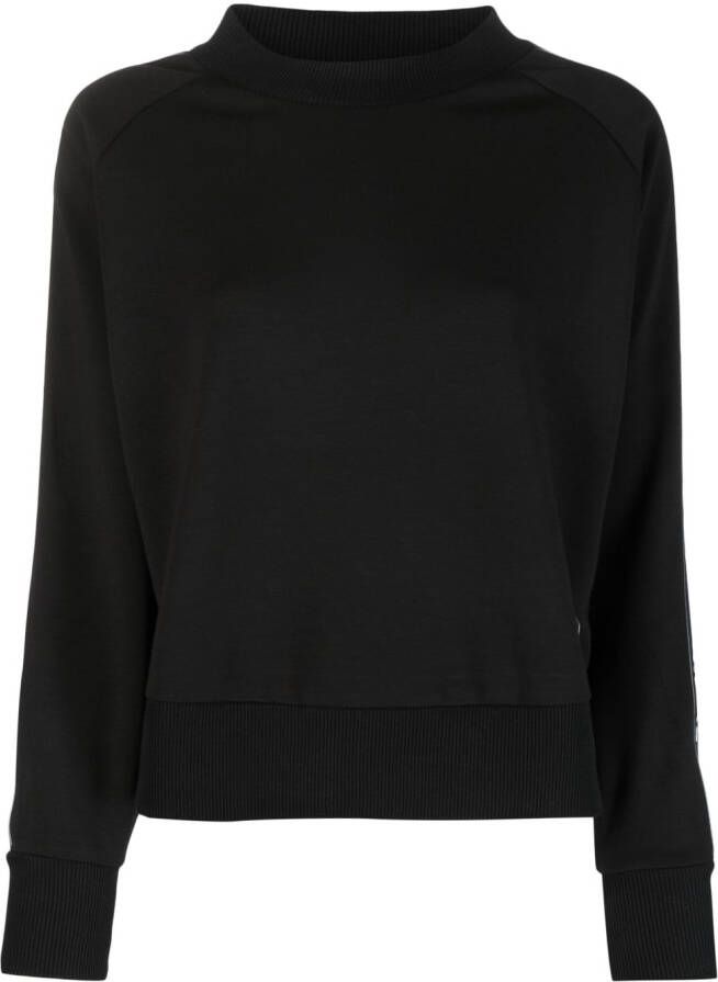 Armani Exchange Sweater met logoprint Zwart