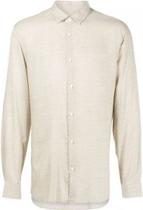 Armani Exchange Overhemd met knopen Bruin