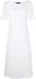 Armani Exchange Maxi-jurk met doorzichtige overslag Wit - Thumbnail 1