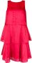 Armani Exchange Mini-jurk met geborduurd logo Rood - Thumbnail 1