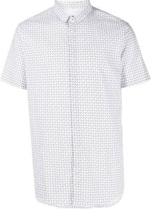 Armani Exchange Overhemd met grafische print Wit