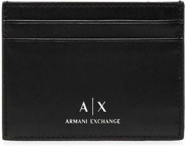 Armani Exchange Pasjeshouder met logoprint Zwart