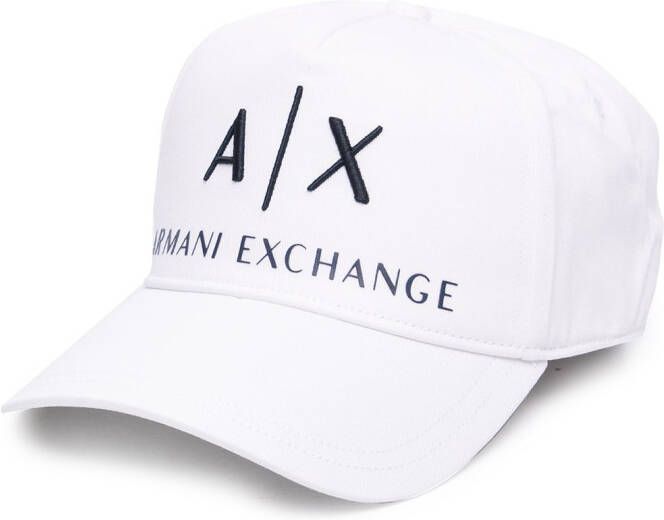 Armani Exchange Pet met logo Wit