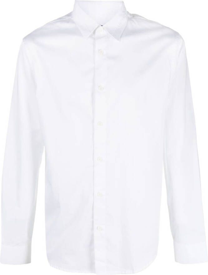 Armani Exchange Effen overhemd Wit