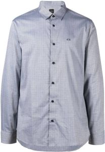 Armani Exchange Overhemd met stippen Grijs