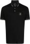Armani Exchange Poloshirt met logopatch Zwart - Thumbnail 1
