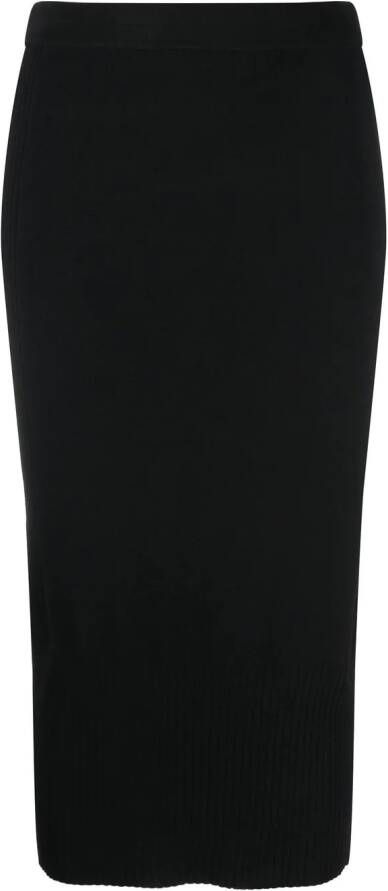 Armani Exchange Rok met logopatch Zwart