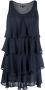 Armani Exchange Mini-jurk met ruche Blauw - Thumbnail 1
