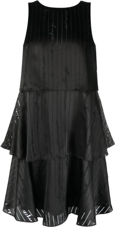 Armani Exchange Mouwloze jurk Zwart