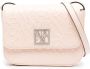 Armani Exchange Schoudertas met logo-reliëf Roze - Thumbnail 1