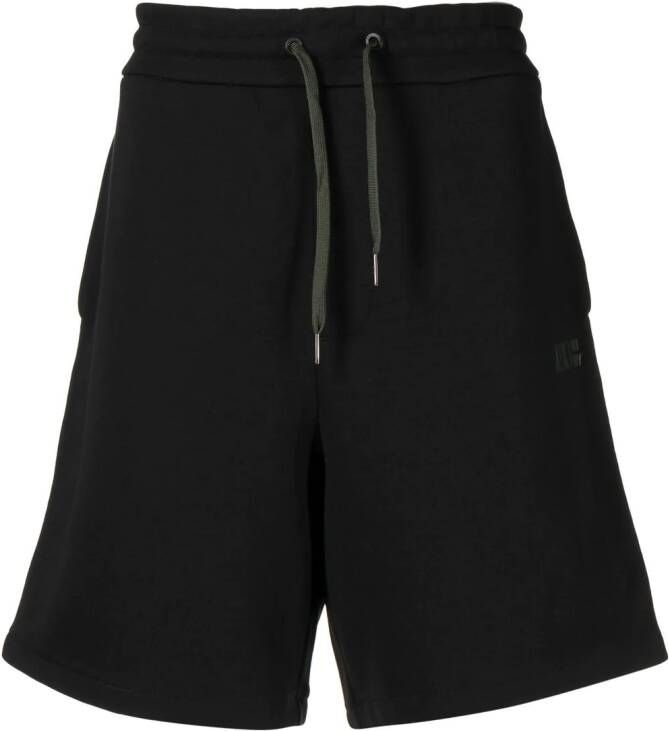 Armani Exchange Shorts met logoprint Zwart