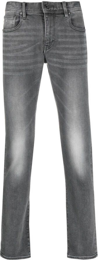 Armani Exchange Jeans met stonewashed-effect Grijs