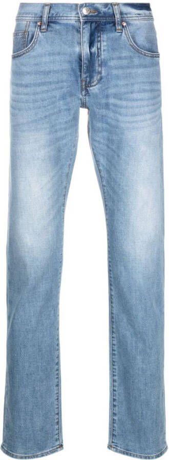 Armani Exchange Straight jeans Blauw