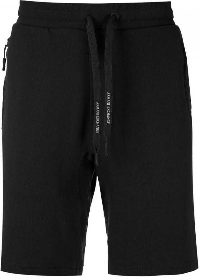 Armani Exchange Trainingsshorts met trekkoord Zwart