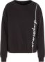 Armani Exchange Sweater met geborduurd logo Zwart - Thumbnail 1