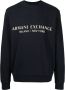 Armani Exchange Sweater met logoprint Blauw - Thumbnail 1
