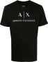 Armani Exchange T-shirt met logoprint Zwart - Thumbnail 1