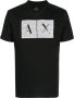 Armani Exchange T-shirt met logoprint Zwart - Thumbnail 1