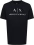 Armani Exchange T-shirt met logoprint Zwart - Thumbnail 1