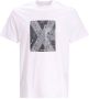 Armani Exchange T-shirt met print Wit - Thumbnail 1