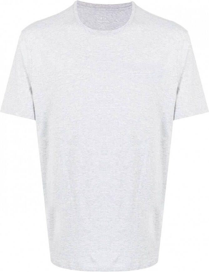 Armani Exchange T-shirt met ronde hals Grijs