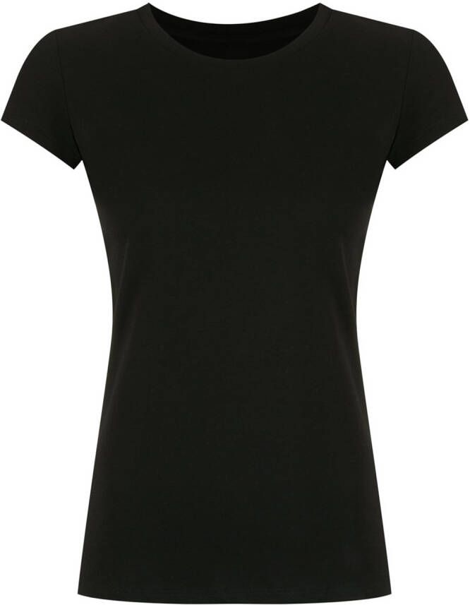 Armani Exchange T-shirt met ronde hals Zwart