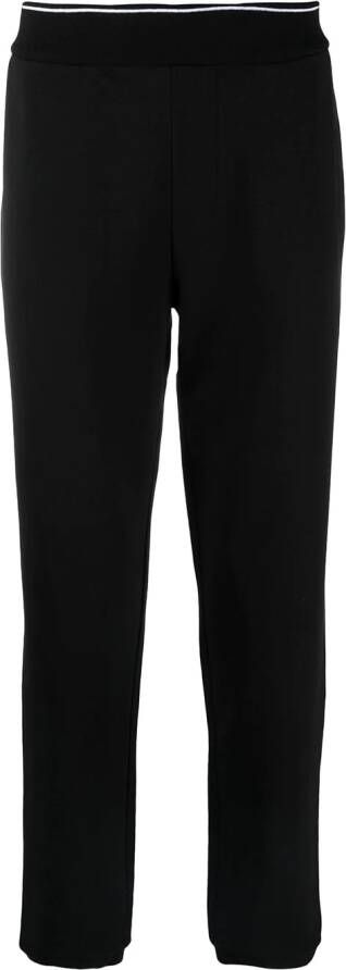 Armani Exchange Trainingsbroek met gerafelde afwerking Zwart