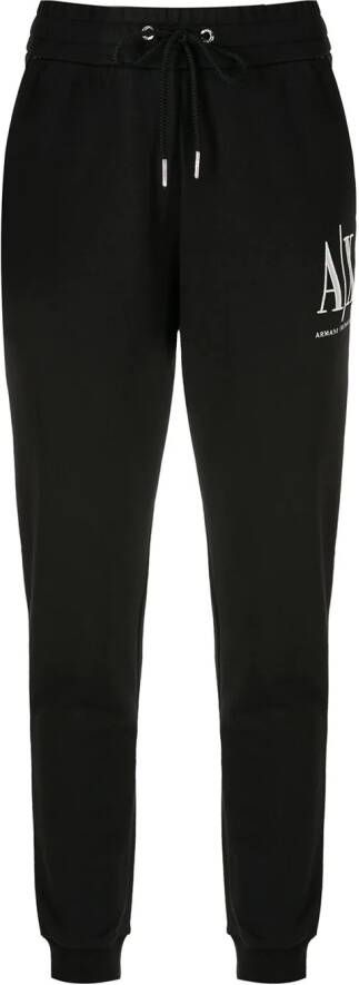 Armani Exchange Trainingsbroek met logo Zwart