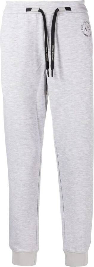 Armani Exchange Trainingsbroek met logoprint Grijs