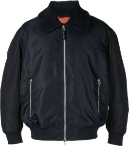 Armani Exchange zipped bomber jacket Blauw