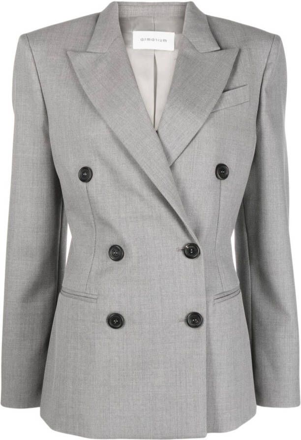 ARMARIUM Blazer met enkele rij knopen Grijs
