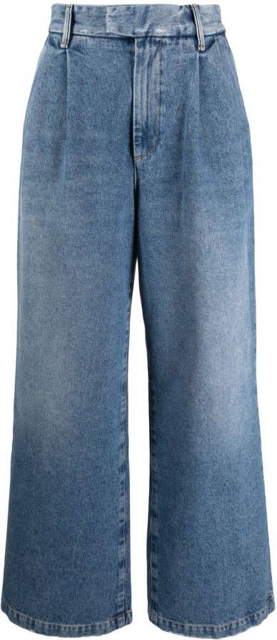 ARMARIUM Jeans met wijde pijpen Blauw