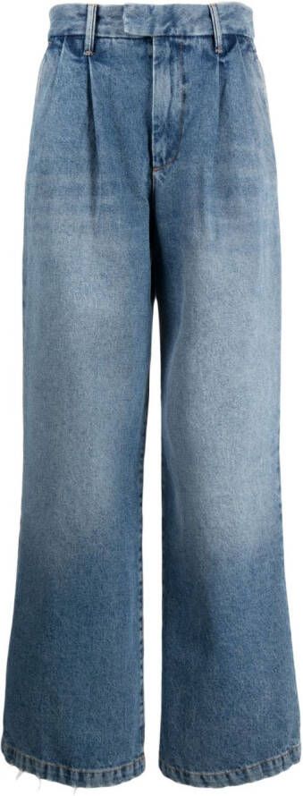 ARMARIUM Jeans met wijde pijpen Blauw