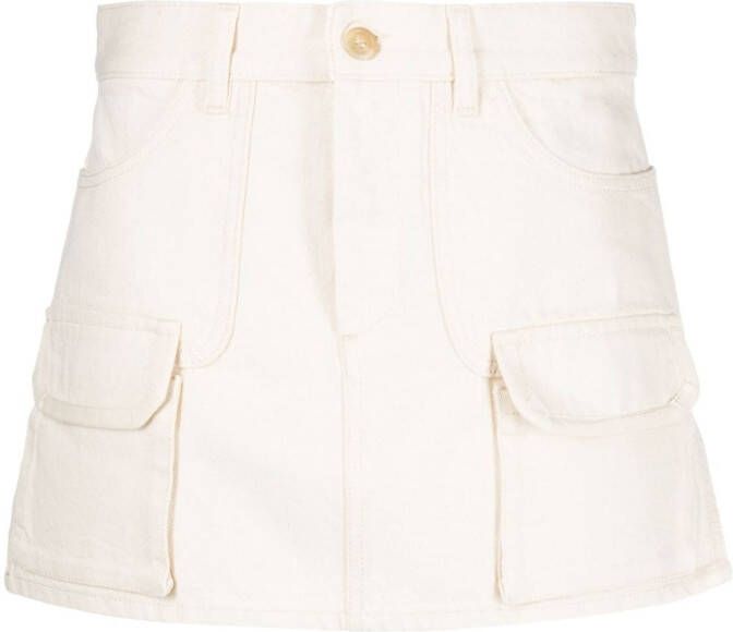 ARMARIUM Mini-rok met klepzak Beige