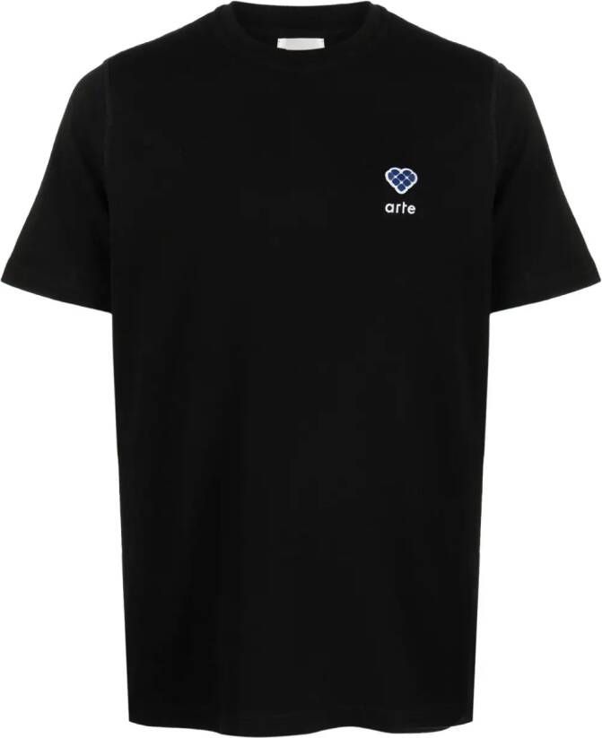 Arte Antwerp Hart Logo T-Shirt Zwart Black Heren