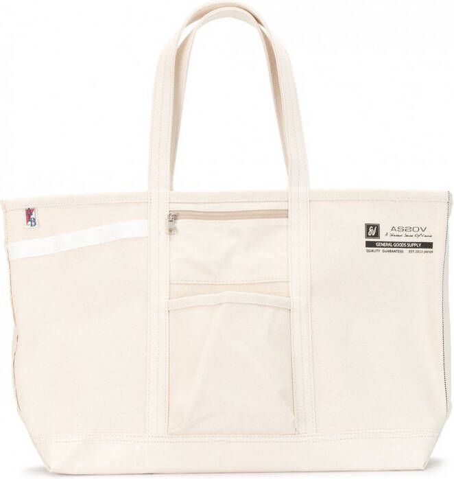 As2ov Alberton canvas draagtas Beige