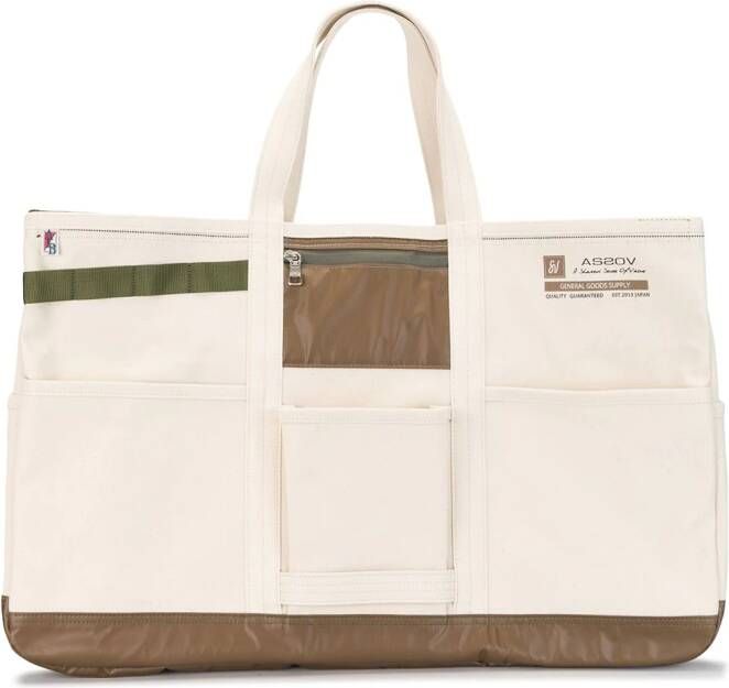 As2ov Alberton canvas draagtas Wit