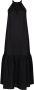 Asceno Maxi-jurk met halternek Zwart - Thumbnail 1