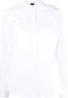 ASPESI Blouse met bandkraag Wit - Thumbnail 1