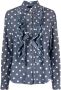 ASPESI Blouse met stippen Blauw - Thumbnail 1