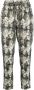 ASPESI Broek met grafische print Beige - Thumbnail 1