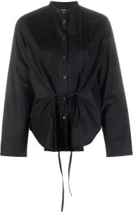 ASPESI Button-down blouse Zwart