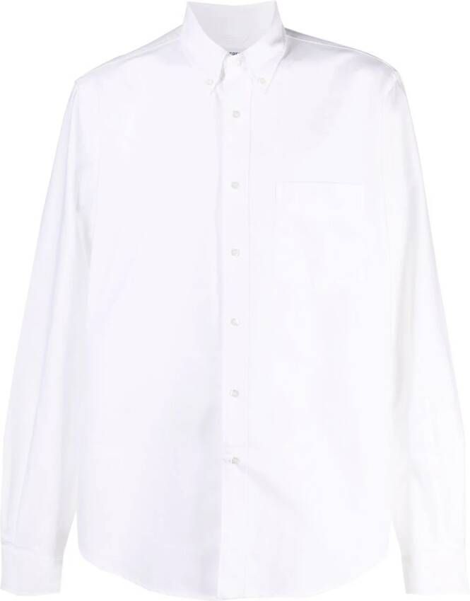 ASPESI Button-down overhemd Wit