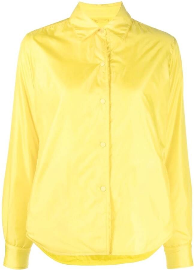 ASPESI Button-up blouse Geel