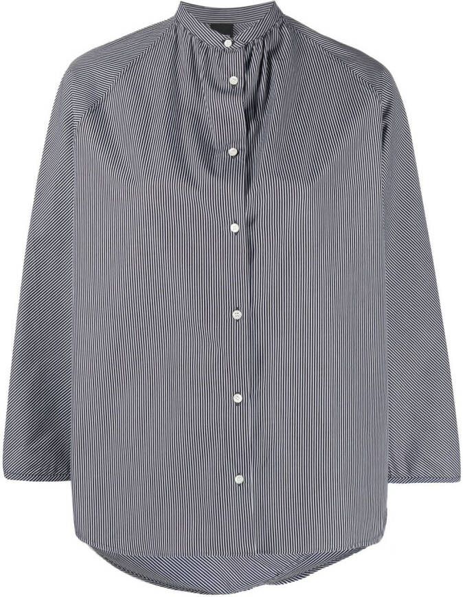 ASPESI Button-up blouse Zwart