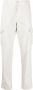 ASPESI Cargo broek met logopatch Wit - Thumbnail 1